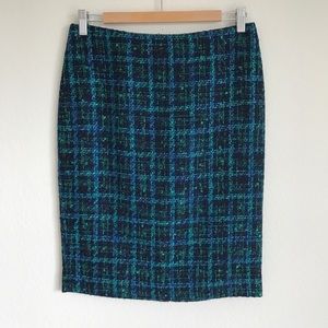 NWOT Karl Lagerfeld Sparkly Bouclé Pencil Skirt 4